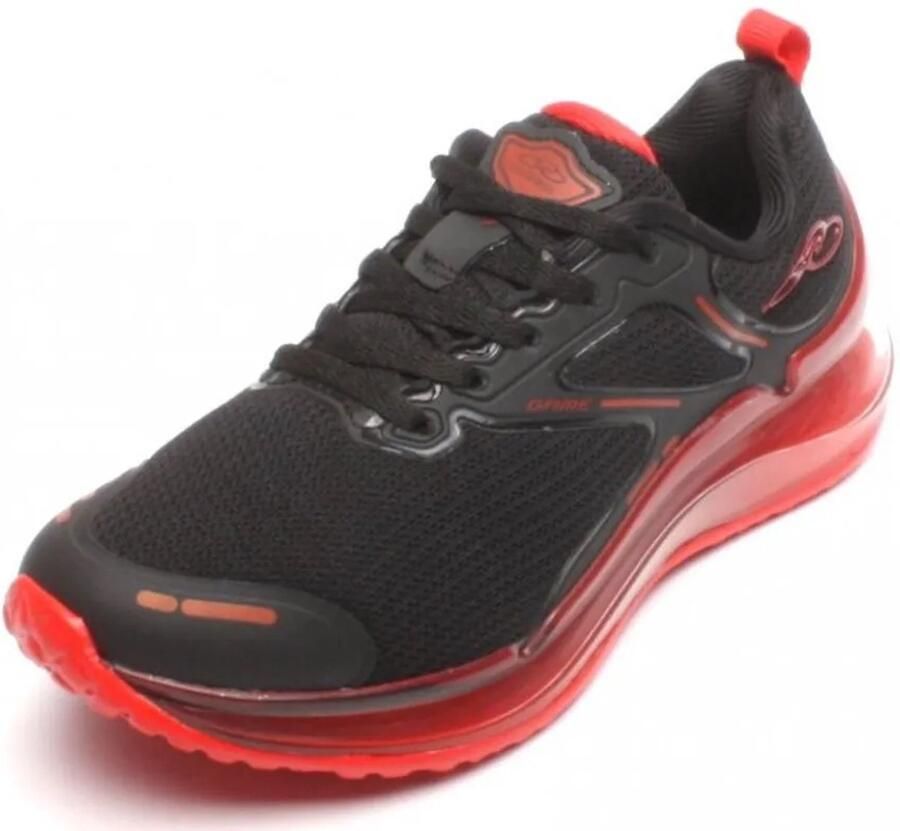Olympikus Kinderschoenen Game Zwart-rood Zwart