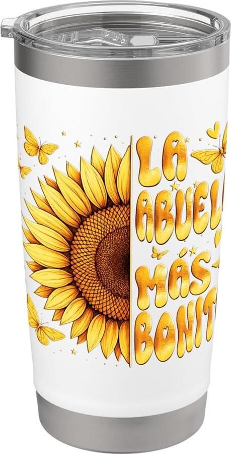 Oma zonnebloem thermobeker