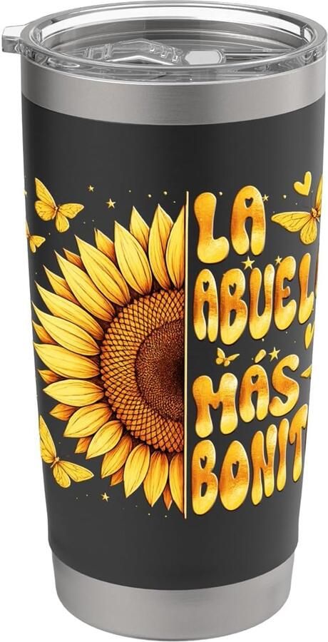 Oma zonnebloem thermobeker