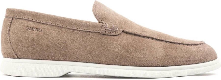 OMNIO ACE LOAFER MOC Maroliv Suede