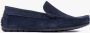OMNIO Bengt Loafer Navy Suede - Thumbnail 1