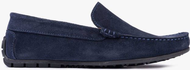 OMNIO Bengt Loafer Navy Suede