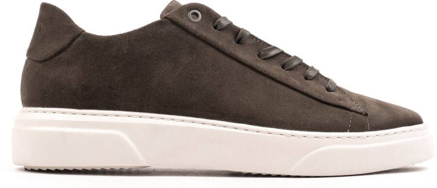 OMNIO kea base sneakers heren army suède