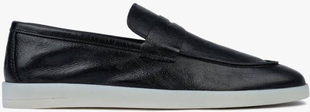 OMNIO Milan Loafer Black Leather