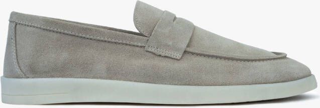 OMNIO Milan Loafer Stone Suede