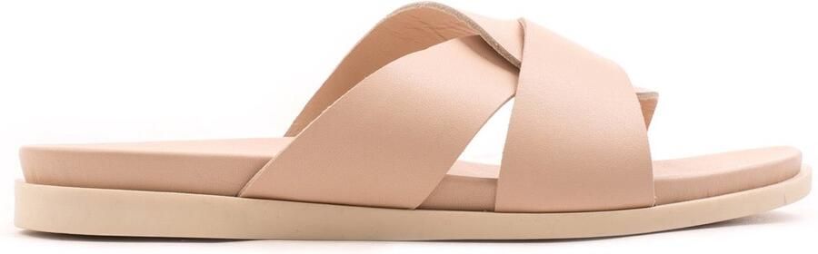 OMNIO 402 sandalen dames beige leer