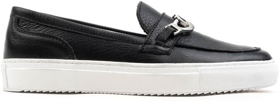 OMNIO alfa loafers dames zwart leer