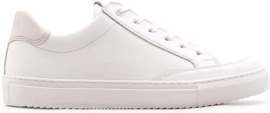 OMNIO alfa retro sneakers dames wit beige leer