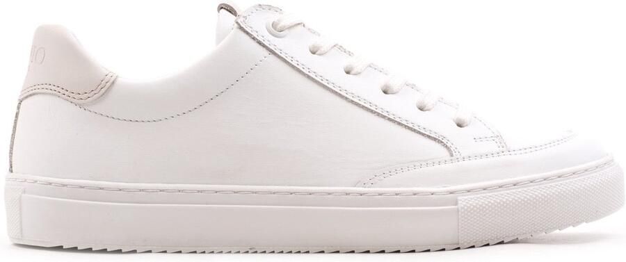 OMNIO alfa retro sneakers dames wit beige leer