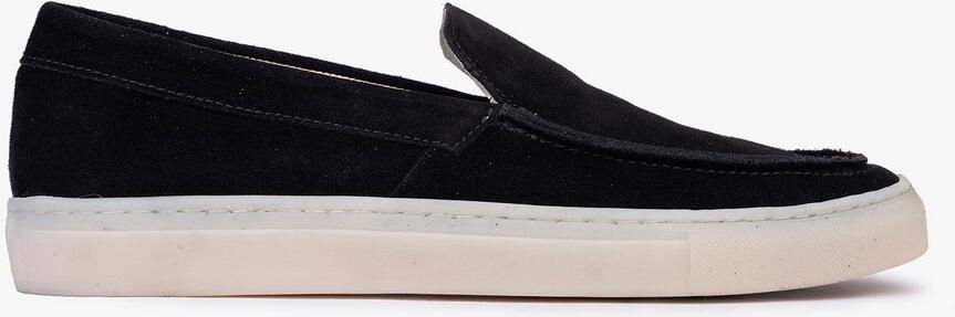 OMNIO avrid loafers heren zwart suède
