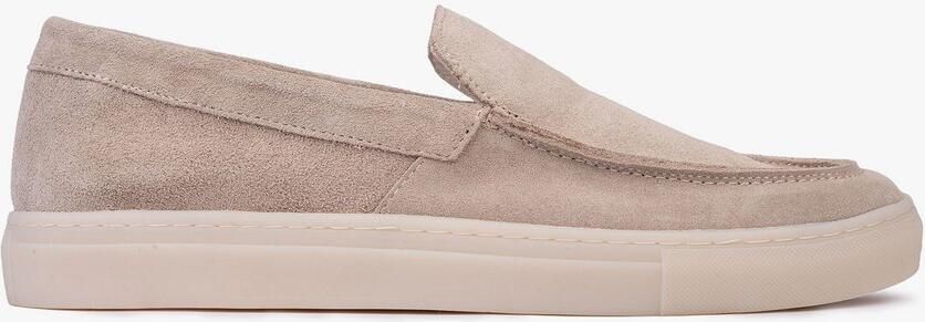 OMNIO avrid loafers heren ecru suède