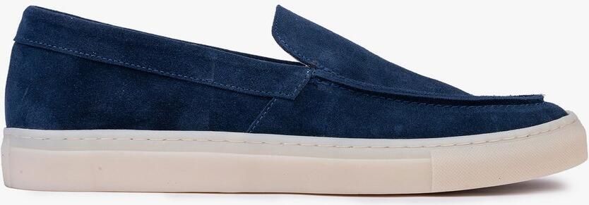 OMNIO avrid loafers heren ocean suède