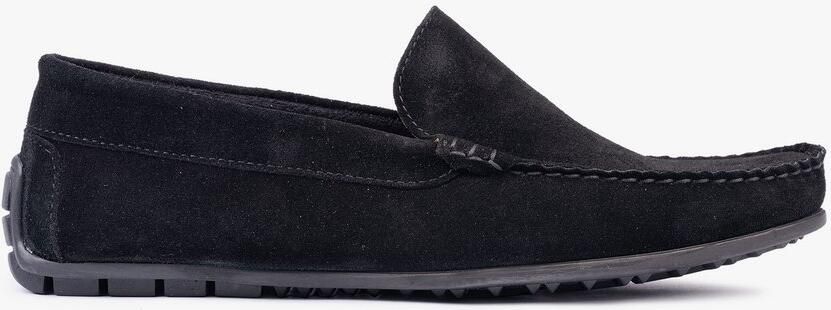 OMNIO bengt loafers heren zwart suède - Foto 1