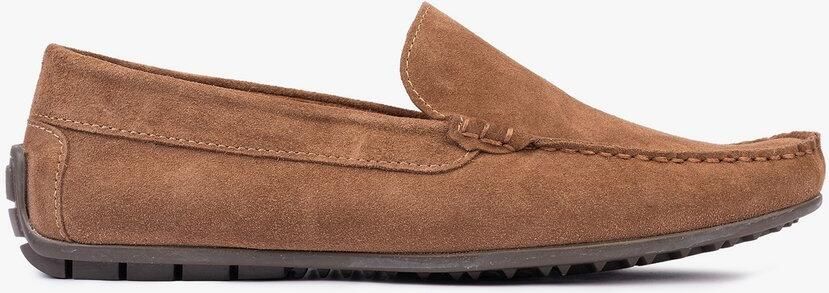 OMNIO bengt loafers heren tofee suède
