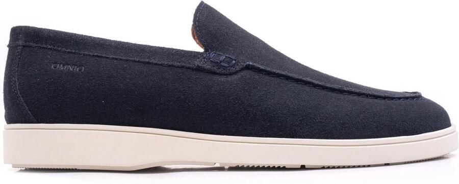 OMNIO cave moc loafers heren navy suède