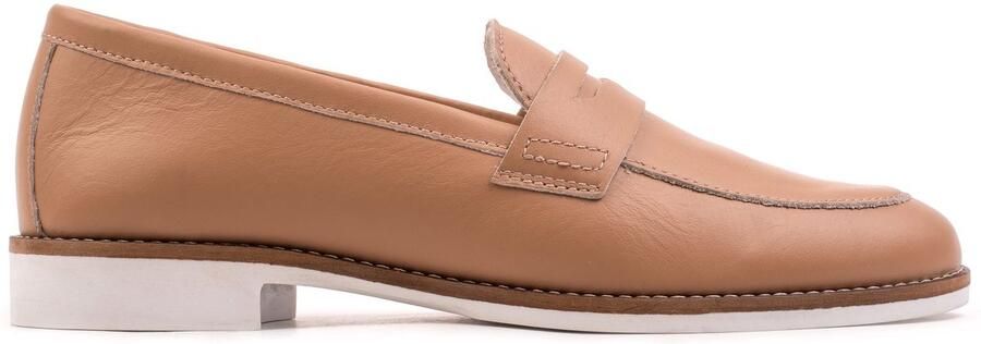 OMNIO code loafers dames tan leer
