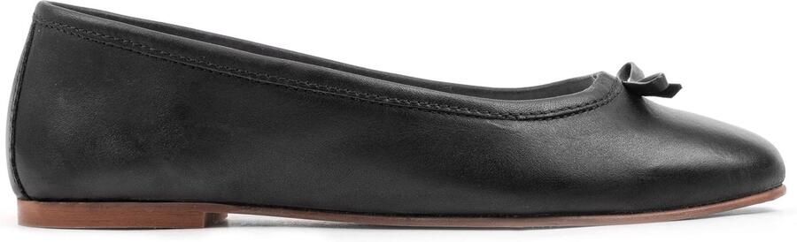OMNIO essential ballerina's zwart leer