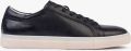 OMNIO finn sneakers heren zwart leer - Zwart