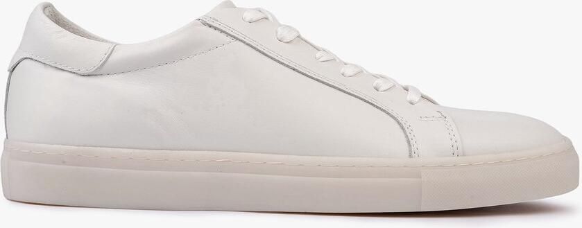 OMNIO finn sneakers heren off-while leer