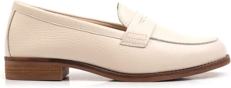 OMNIO jade loafers dames creme leer