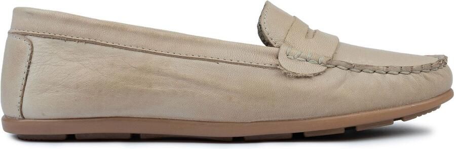 OMNIO jessa loafers dames creme leer