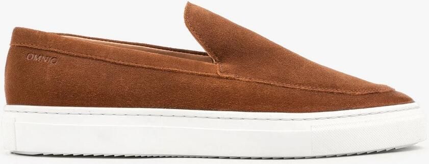 OMNIO malton loafers heren chesnut suède
