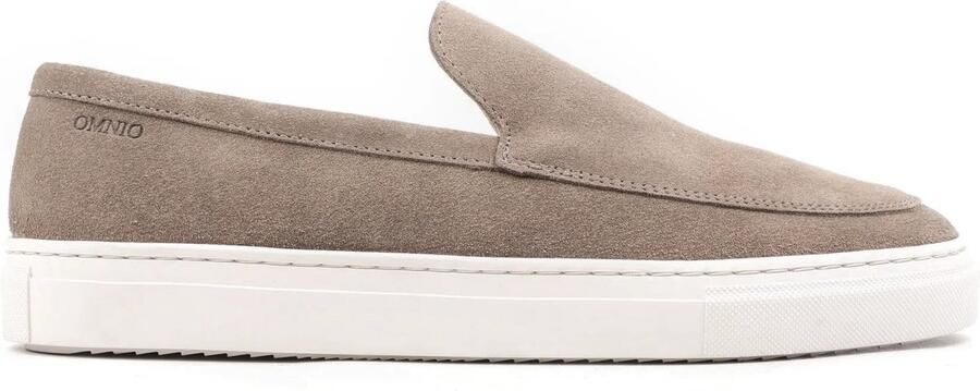 OMNIO malton plain loafers heren camel suède