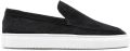 OMNIO malton plain loafers heren zwart suède - Zwart