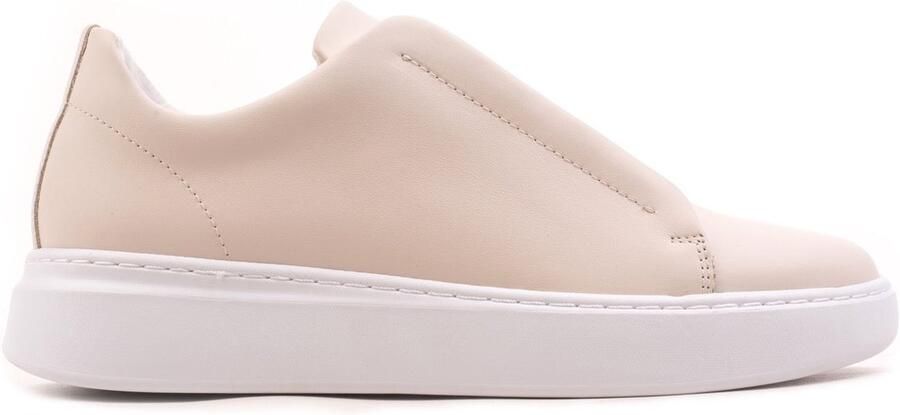 OMNIO meno sneakers dames beige leer