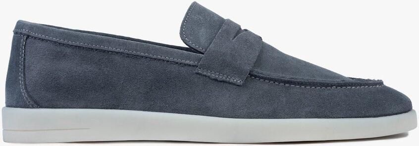 OMNIO milan loafers heren metal suède