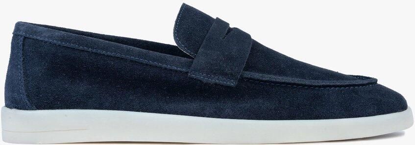 OMNIO Milan Loafer Navy Suede