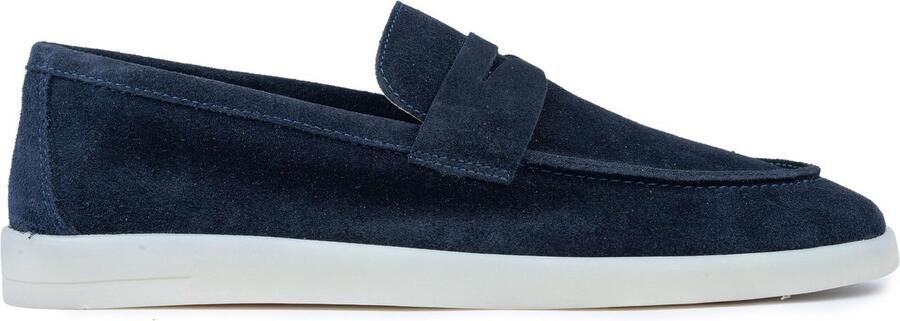 OMNIO milan loafers heren navy suède