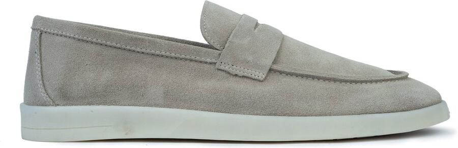 OMNIO milan loafers heren stone suède - Foto 2
