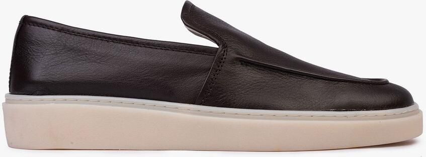 OMNIO mons loafers heren donkerbruin leer