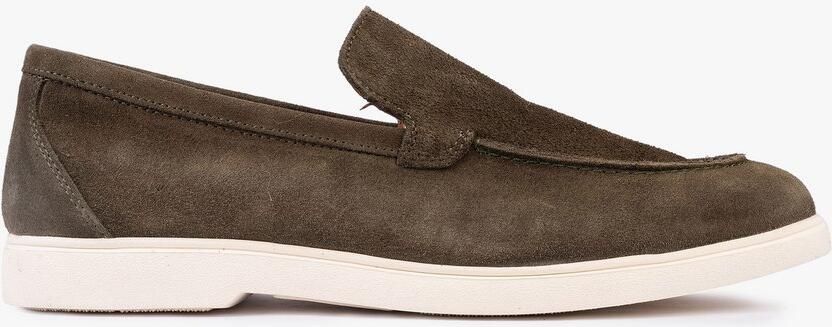 OMNIO odin loafers heren army suede