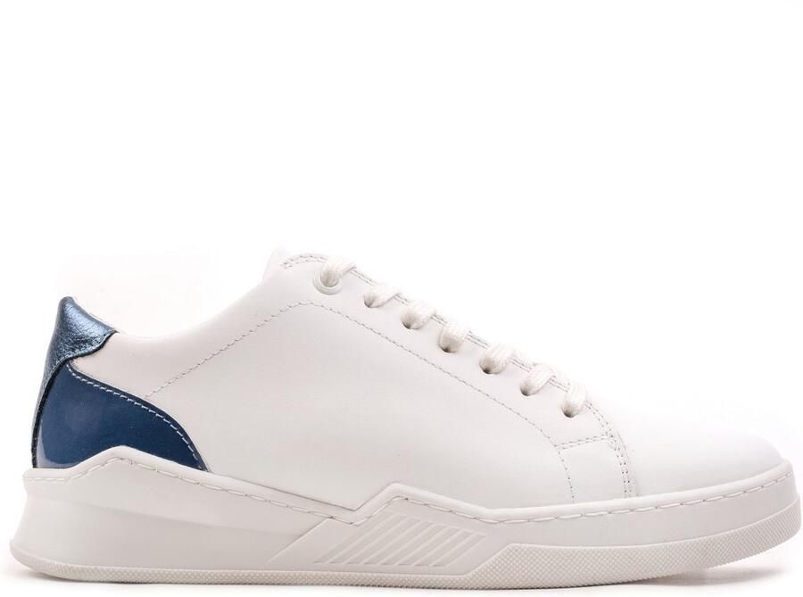 OMNIO spencer city sneaker dames wit blauw leer