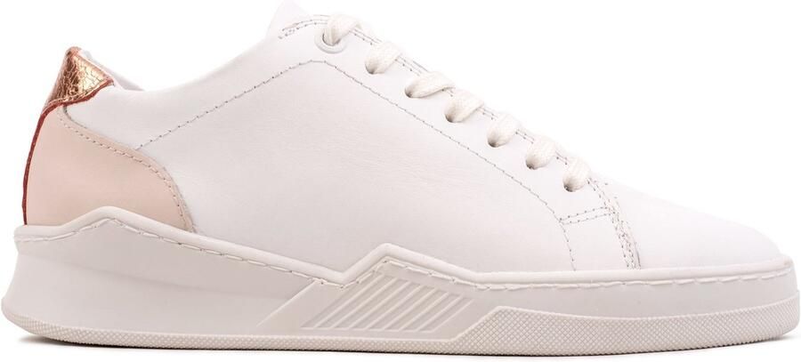 OMNIO spencer city sneaker dames wit rose leer
