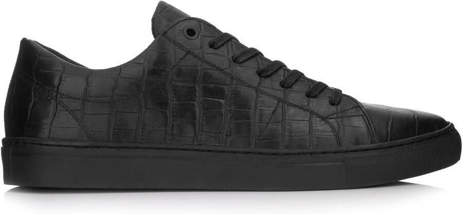 OMNIO Velo sneaker coda zwart embossed leer