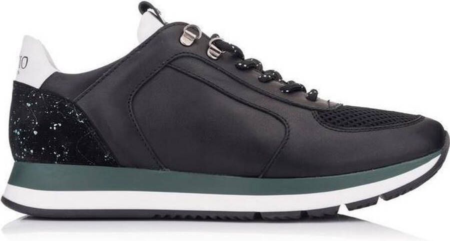 Hinson malton saddle loafers heren zwart suède