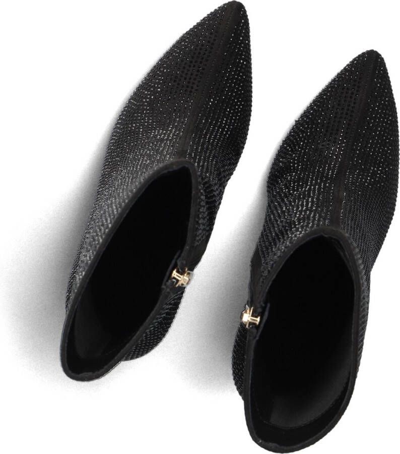 Omoda 0419-10 Enkellaarsjes Enkelboots met rits Dames Zwart