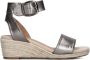 Omoda 0577-2 Espadrilles Zomer Schoenen Dames Zilver - Thumbnail 2