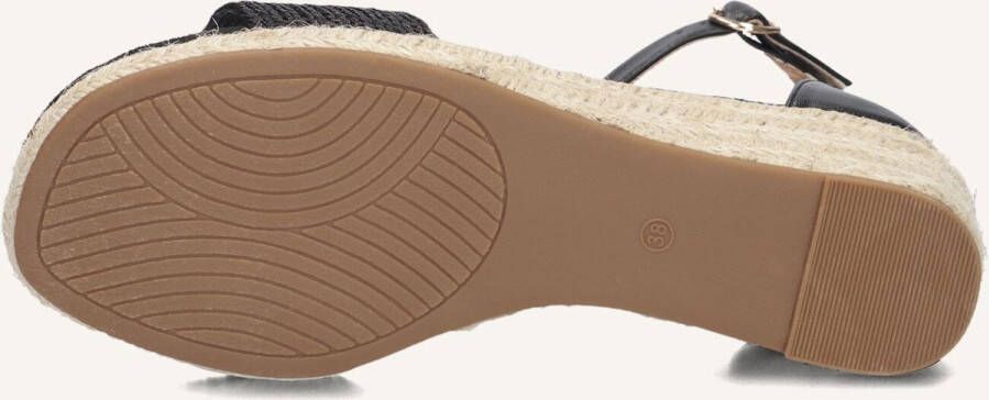 Omoda 0577-3b Espadrilles Zomer Schoenen Dames Zwart