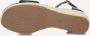 Omoda 0577-3b Espadrilles Zomer Schoenen Dames Zwart - Thumbnail 2