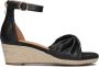 Omoda 0577-5 Espadrilles Zomer Schoenen Dames Zwart - Thumbnail 2