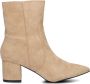 Omoda 0591-2 Enkellaarsjes Enkelboots met rits Dames Beige - Thumbnail 2