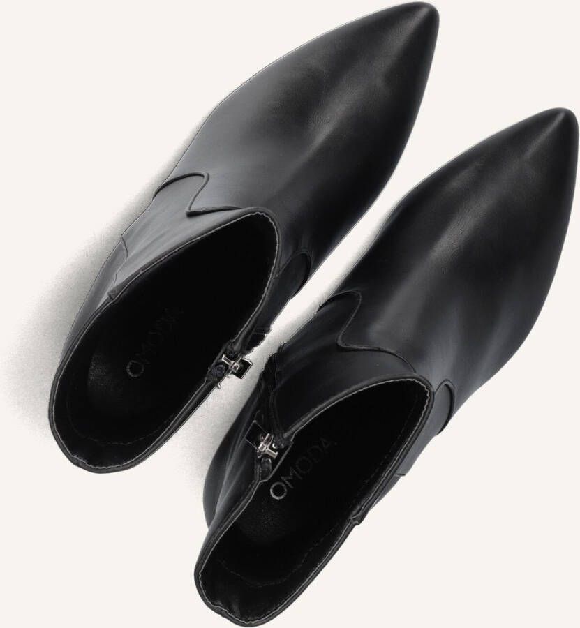 Omoda 0591-2 Enkellaarsjes Enkelboots met rits Dames Zwart - Foto 2