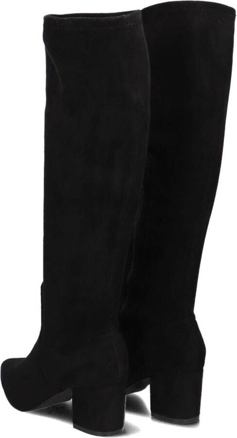 Omoda 0591-5 Laarzen Suèdelook Dames Zwart