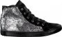 Omoda 1079 Hoge sneakers Meisjes Kids Zwart - Thumbnail 10