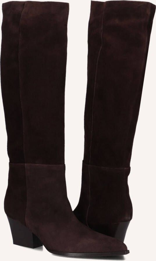 Omoda Bruine Leren Laarzen voor Herfst Winter