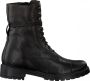 Omoda 3259k106 Veterboots Laarzen Met Veters Dames Zwart - Thumbnail 2